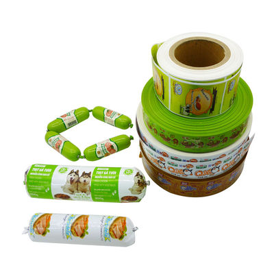 Custom Logo Printing Polyamide Sausage Casings met 45um tot 100um dikte voor stoomkokende vleesverpakkingen