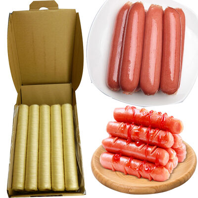 Halal Certified Cowskin Collagen Casings 15meter/strand for Edible Sausages