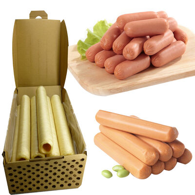 Natuurlijke oorsprong Food Grade uniforme grootte collageenworstomhulsels voor hotdogproducten