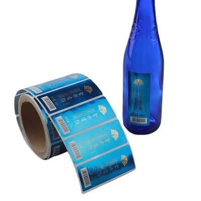 Gedrukte de Flessenetiketten van het wijnwater maken de Bier pvc-HUISDIEREN Zelfklevend Etiket waterdicht
