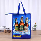 OEM Logo Printed Cooler Handbag Lunch Picknick Tote Bag Insulated With Zipper