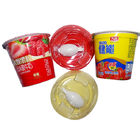 Ronde Beschikbare Plastic Yoghurtkoppen met Lepel 1,5 - 20grams