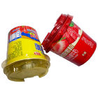Ronde Beschikbare Plastic Yoghurtkoppen met Lepel 1,5 - 20grams