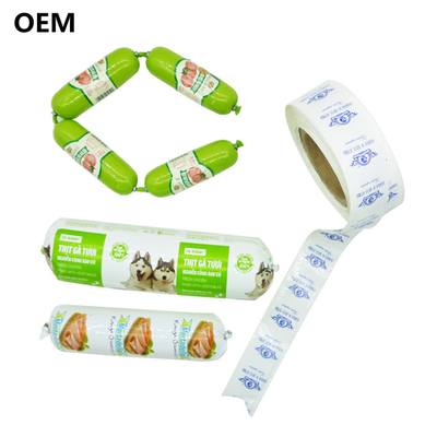 Verschillende kleuren Plastic Multi-Layer Casings Flexography Printing Sausage Casings Voor vleessausage