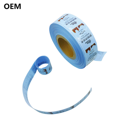 OEM Flexografie Gedrukte Plastic Casings Food Grade Geurloze Plastic Sausage Casings