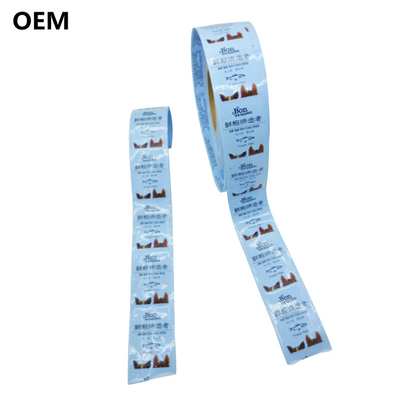 OEM Flexografie Gedrukte Plastic Casings Food Grade Geurloze Plastic Sausage Casings