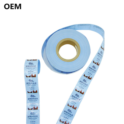 OEM Flexografie Gedrukte Plastic Casings Food Grade Geurloze Plastic Sausage Casings