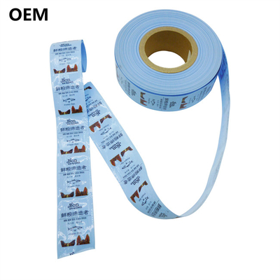 OEM Flexografie Gedrukte Plastic Casings Food Grade Geurloze Plastic Sausage Casings