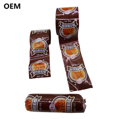 Gratis monster High Barrier Cutoms Flexografie Printing Logo Printed Polyamide Wurst Hoesje Voor Wurst