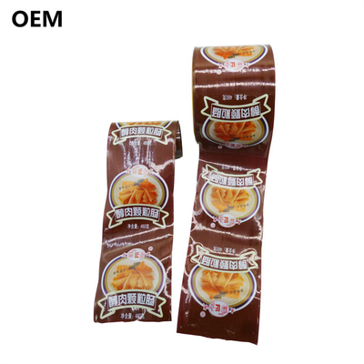 Gratis monster High Barrier Cutoms Flexografie Printing Logo Printed Polyamide Wurst Hoesje Voor Wurst