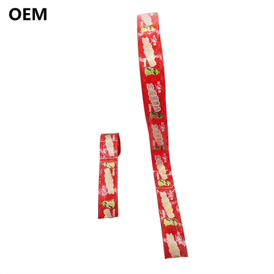 Voorbeeld Gratis Gepersonaliseerd Logo Print Plastic Wurst Casing Voor Wurst