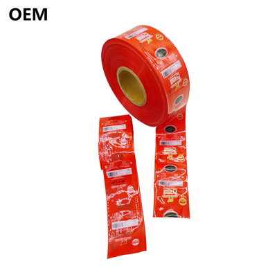 Gepersonaliseerde OEM-merklogo-afdruk Food Grade PVDC-worstkasfilm