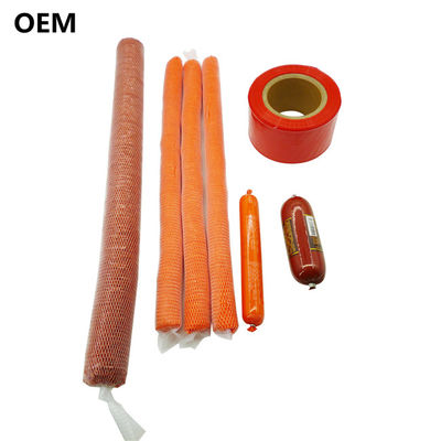 PA Worstomhul en Krimpfolie van Nylon met 5 Lagen Co-extrusie, 12%-25% Krimp en 25um-75um Dikte voor Vleesworstverpakking