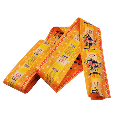 Custom Logo Flexografie Online Printing Winkelen Vlees Wurst Casing