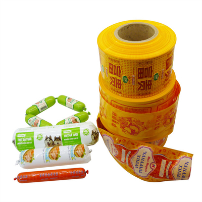 Custom Logo Flexografie Online Printing Winkelen Vlees Wurst Casing