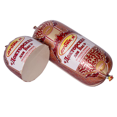 Voorbeeld Gratis Gepersonaliseerd Logo Flexografie Druk Wurst Behuizingen Kunstmatige Voor Wurst