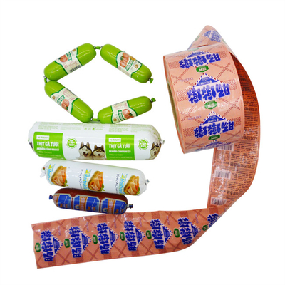 Hoogwaardige Custom Mortadella Gebruik Plastic Sausage Casings Geurloos Plastic Casings Voor Sausages