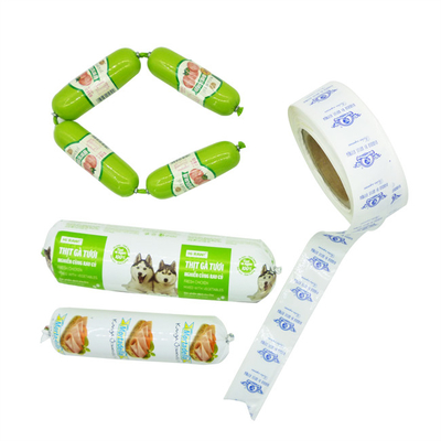 Hoogwaardige Custom Mortadella Gebruik Plastic Sausage Casings Geurloos Plastic Casings Voor Sausages