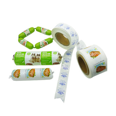 Custom Logo Printing Polyamide Sausage Casings met 45um tot 100um dikte voor stoomkokende vleesverpakkingen