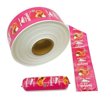Kingred 60mm Roll Sausage Kleur Geurloos Plastic Casing Custom Flexografie Print