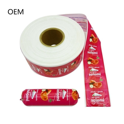 Oem flexografie drukken Custom logo worst verpakking plastic behuizingen Veilige kleur behuizingen