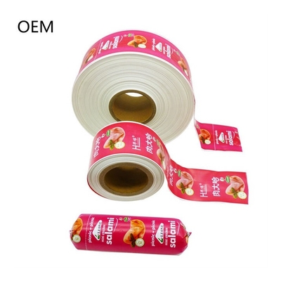 Oem flexografie drukken Custom logo worst verpakking plastic behuizingen Veilige kleur behuizingen