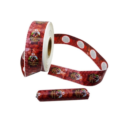 Gepersonaliseerde OEM-merklogo-printing voedselkwaliteit PVDC-worstbekleding