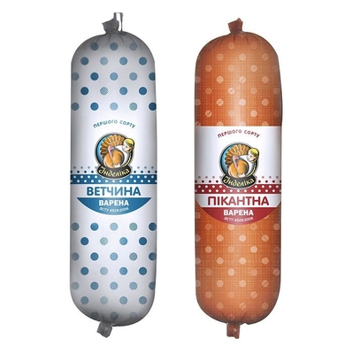 Wurst plastic behuizingen flexografie druk Low-cost groothandel voedselkwaliteit behuizingen aangepast logo