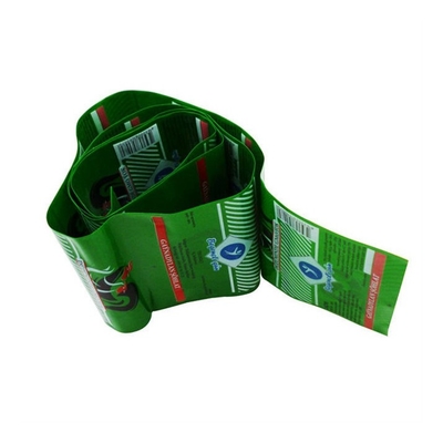 Wurst kleurvast plastic behuizing voedselkwaliteit wurst verpakking behuizing flexografie druk merk logo