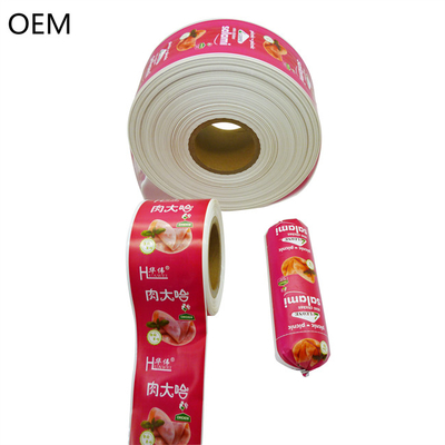 Kleurflexografie Druk Salami Casings Polyamide Materiaal Plastic Sausage Casings