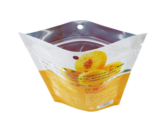Op maat gedrukte verpakking plastic zak koekjes verpakking met logo voedsel verpakking zip slot zak