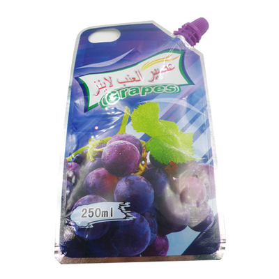 Saft zelfdragende verpakkingszak Plastic mond plastic verpakking aangepast merk logo