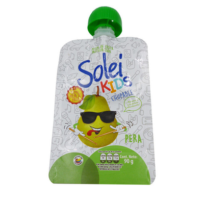 Fabriek direct OEM vloeibare snack zak met zuigmond zelfdragende plastic zak
