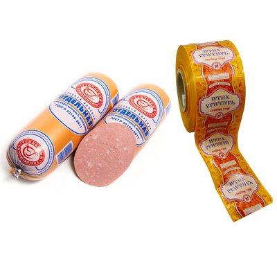Stoomgekookte retort Kleurrijke rollen Flexografie Print Plastic worst hoesje voor hotdog