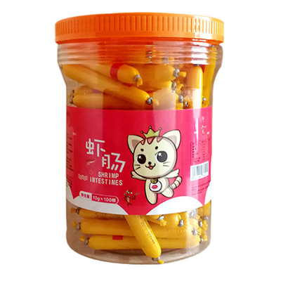 Custom LOGO PVDC Plastic Sausage Casing Film voor PET-voedingsmiddelen