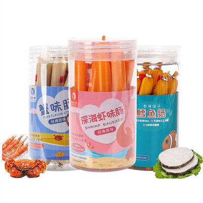 Levendige afdruk Hoogtemperatuurbestendige PVDC Plastic Sausage Casing Film voor Sausages