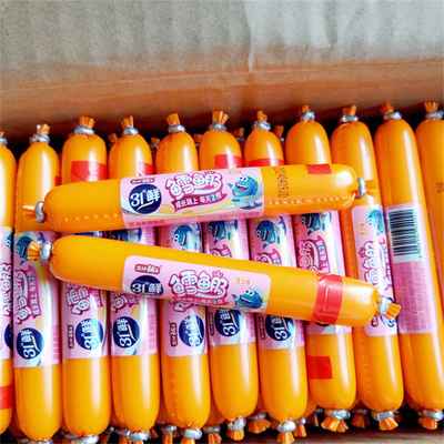 Voedingsproducten OEM Design Plastic Sausage Casing Voor Sausages