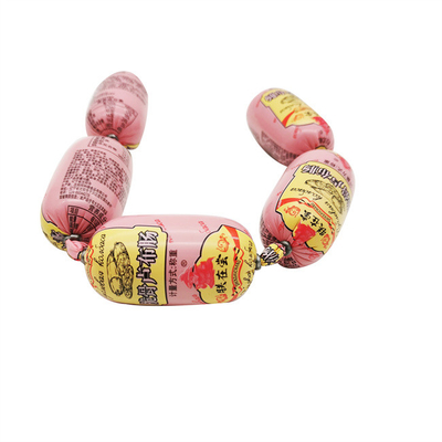 Vleesworst plastic omhulsels fabrikant voedselkwaliteit omhulsels verpakking aangepast logo
