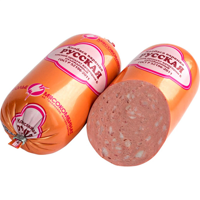 Grote maat gepersonaliseerd logo drukken polyamide worst behuizing voor mortadella
