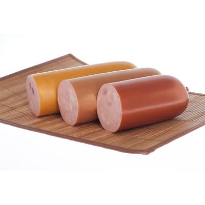 Grote maat gepersonaliseerd logo drukken polyamide worst behuizing voor mortadella