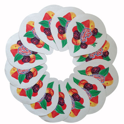 OEM ODM de Deksels 30 Microns de Kopdeksels Gemakkelijke Peelable van de Matrijzenbesnoeiing van de 33 Micronsyoghurt