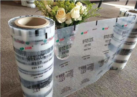 Gepersonaliseerd logo gedrukt hoge barrière voedselverpakkingsfilm voor voedselcontainer