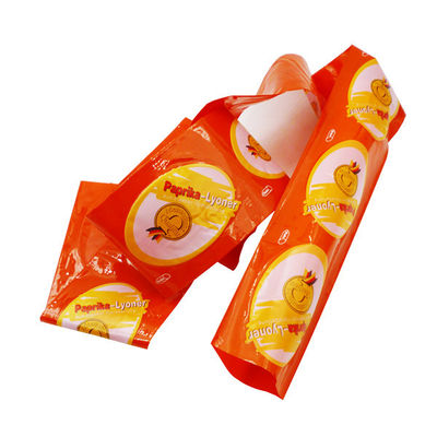 Aangepaste logo bedrukte stoomkokende polyamide plastic worstomhulsels