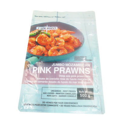 Acht Partijen die Zakken van Doypack van Voedselverpakkingsmaterialen Resealable Nylon voor Bevroren Garnalen verzegelen