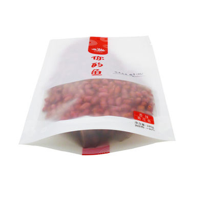 Kingred Biologisch afbreekbaar stand-up zakje met helder venster Thee Koffie Snackverpakking