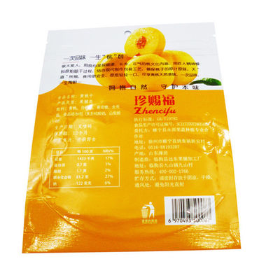 Kingred Duurzaam 100g gedroogd fruit Vacuüm afdichting Plastic pouch bag Custom Logo