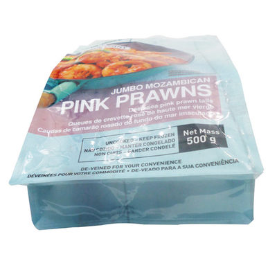 Acht Partijen die Zakken van Doypack van Voedselverpakkingsmaterialen Resealable Nylon voor Bevroren Garnalen verzegelen