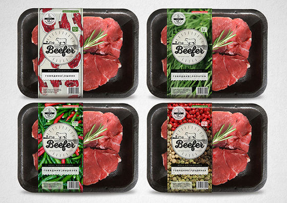 Kingred Custom Logo Printed High Barrier Food Packaging Film voor voedselcontainer