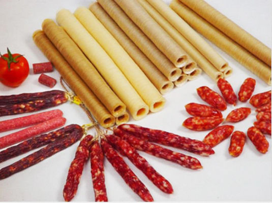 FDA ISO 15mm Snack Stick Collageen Wurst Hoesjes voor gerookte Wurst