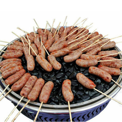 Voedingsmiddelen in verschillende maten Collageen behuizing voor hotdogs